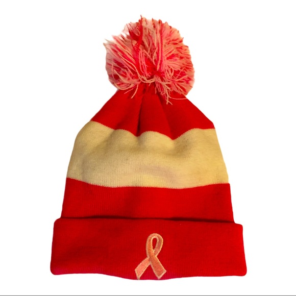 4-$25 Pink and White Winter Hat